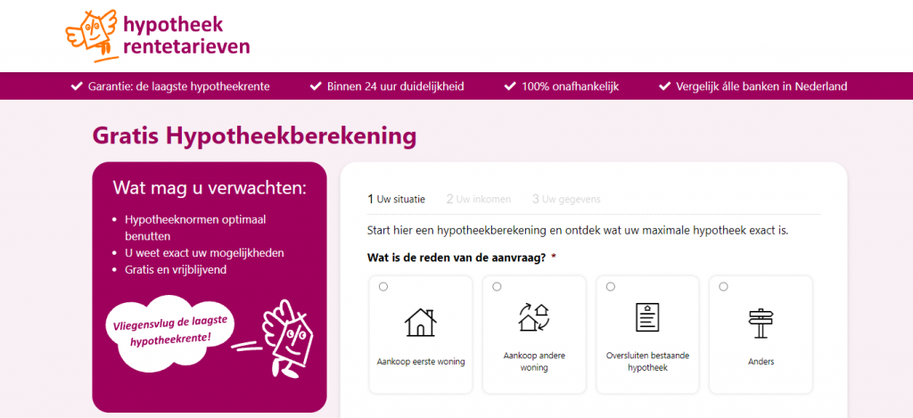 Maximale hypotheek berekenen_ Snel, eenvoudig en vrijblijvend_ - hypotheek-rentetarieven_nl